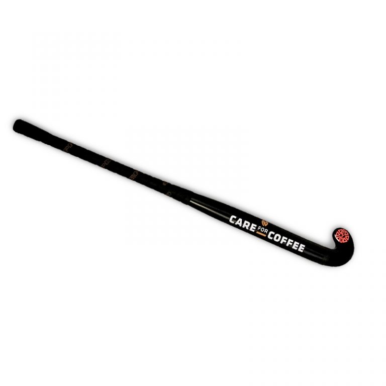 Branding hockeystick Care for Coffee