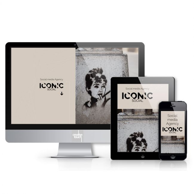 Responsive website ICONIC Social
